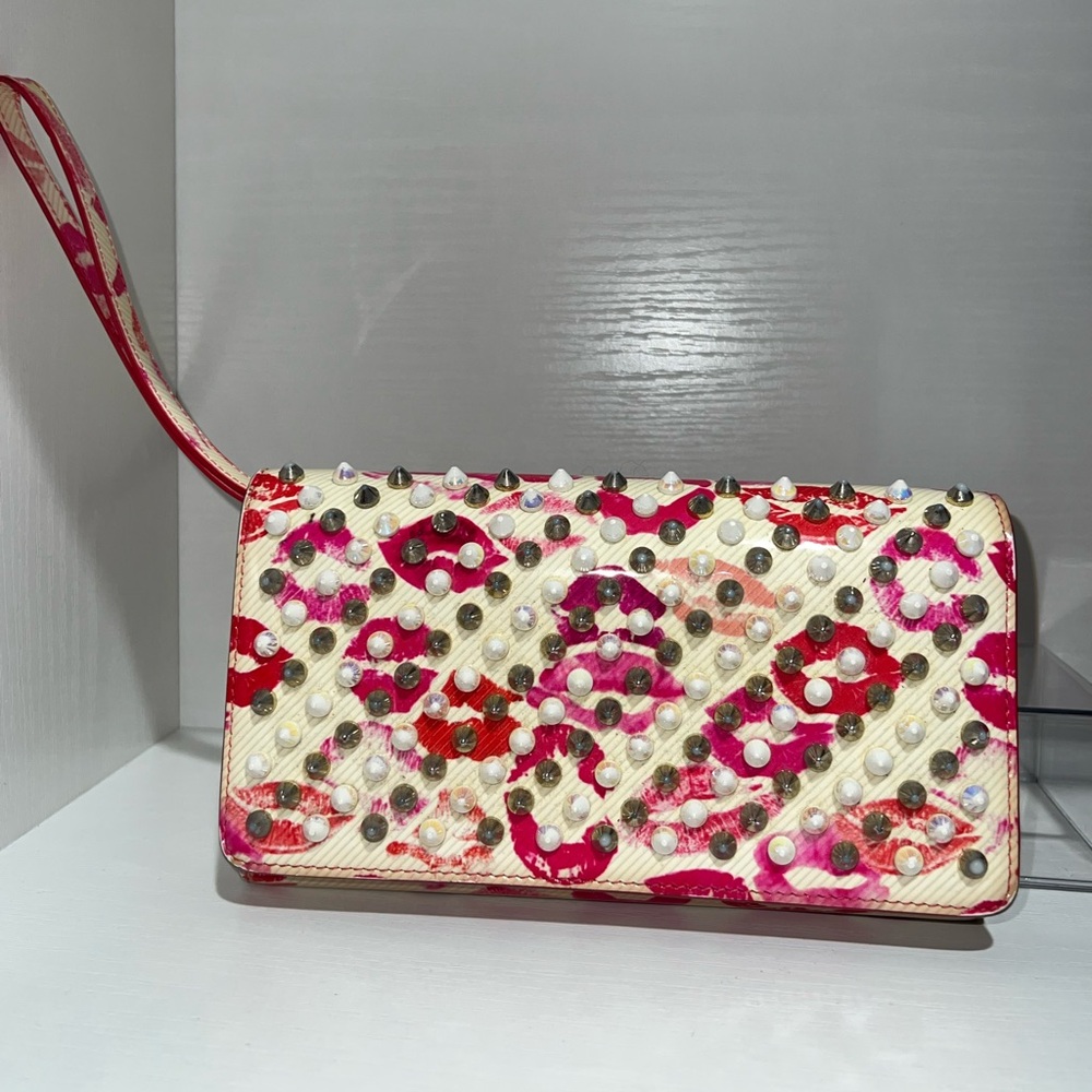 Christian Louboutin Patent Lip Wristlet